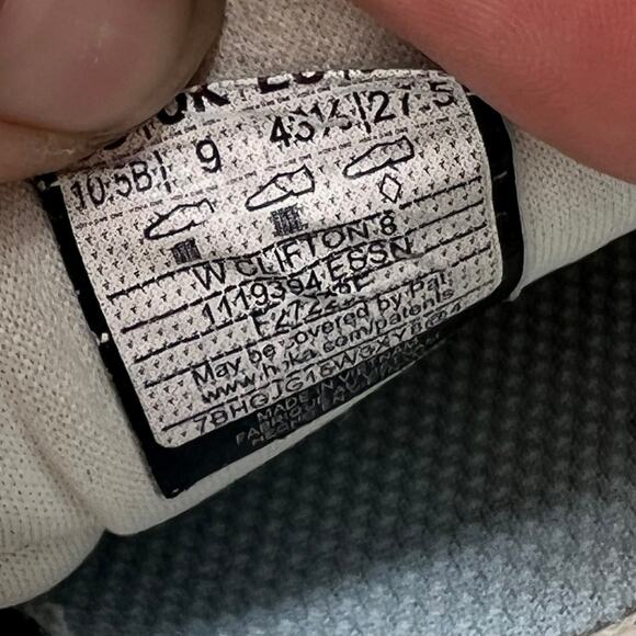 Hoka Shoes Womens 10.5 Clifton 8 Beige Running Sneakers - Picture 9 of 9